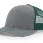 Heather Grey and Dark Green