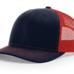 Navy Blue and Red