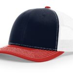 Navy White and Red